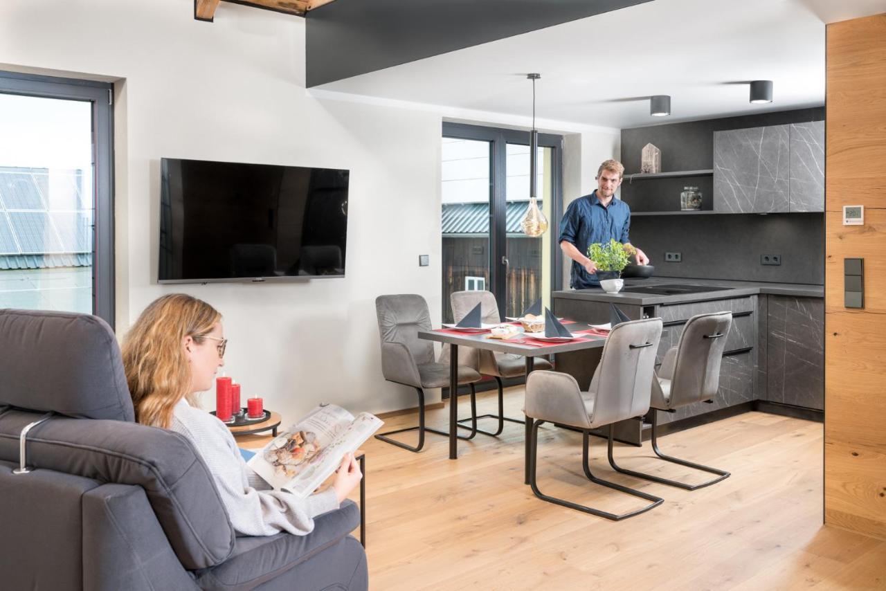 Chalet-Ferienwohnung Giebeltraum, 115 Qm, Wellness/Fitness/Sauna - Bergroedelhof Feilitzsch Eksteriør billede