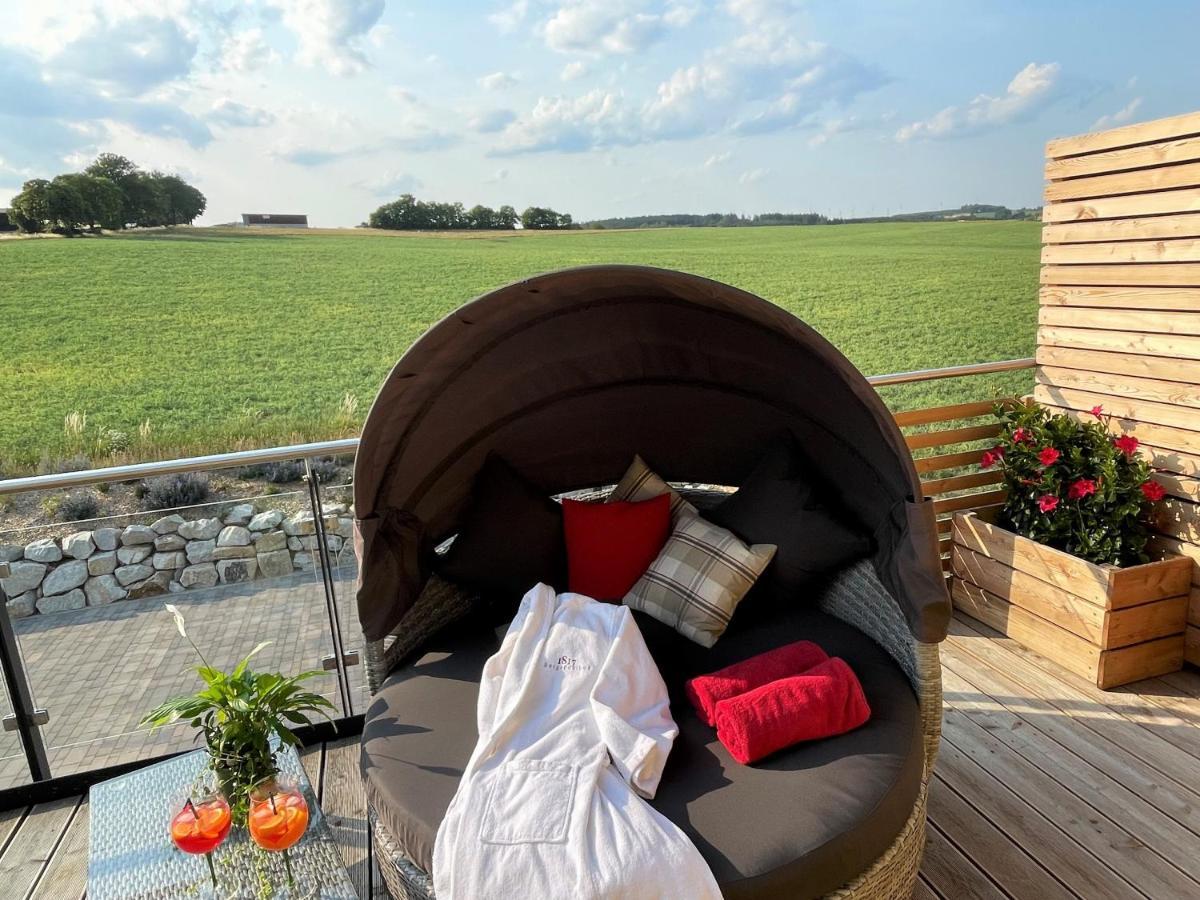 Chalet-Ferienwohnung Giebeltraum, 115 Qm, Wellness/Fitness/Sauna - Bergroedelhof Feilitzsch Eksteriør billede